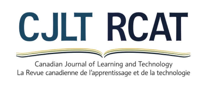 Canadian Journal Of Learning And Technology La Revue Canadienne De L Apprentissage Et De La Technologie Learning Technology Library Learntechlib